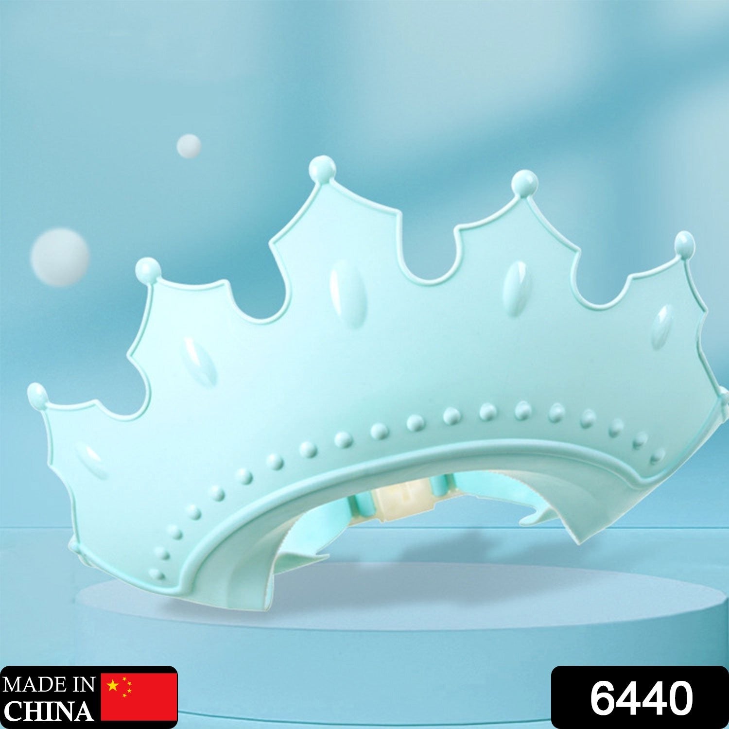 6440 Crown Baby Shower Cap Adjustable Crown Baby Child Protection, Eye Protection, Ear Protection, Adjustable Swim Cap, Waterproof and Adjustable for Kids and Babies DeoDap 6440 Crown Baby Shower Cap Adjustable Crown Baby Child Protection, Eye Protection, Ear Protection, Adjustable Swim Cap, Waterproof and Adjustable for Kids and Babies DeoDap